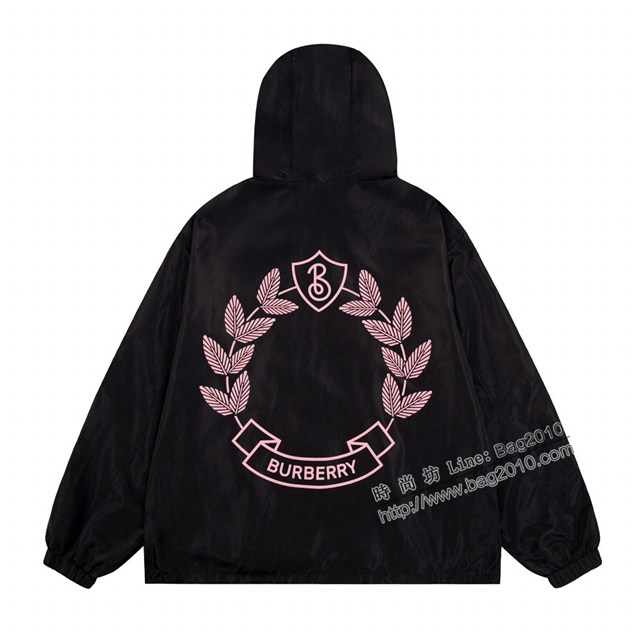 Burberry專櫃巴寶莉2023FW新款拉鏈連帽風衣外套 男女同款 tzy2974